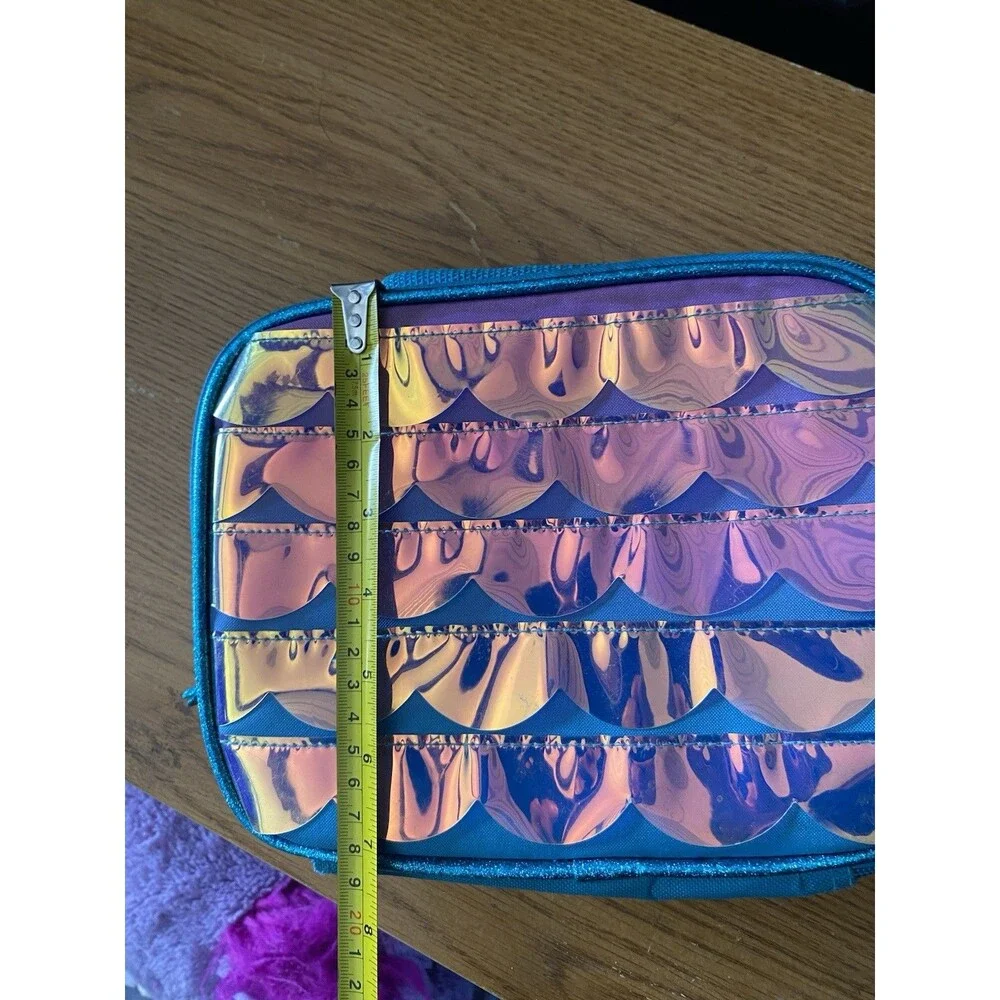 Mermaid Scales Iridescent Blue Purple Lunch Box